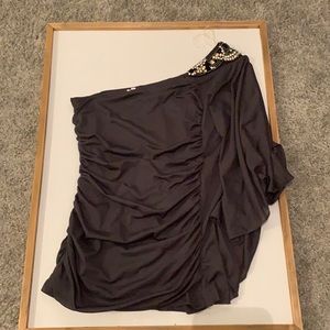 Studio Y One Shoulder Dressy Top